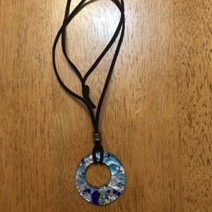 Blue Murano Glass Necklace